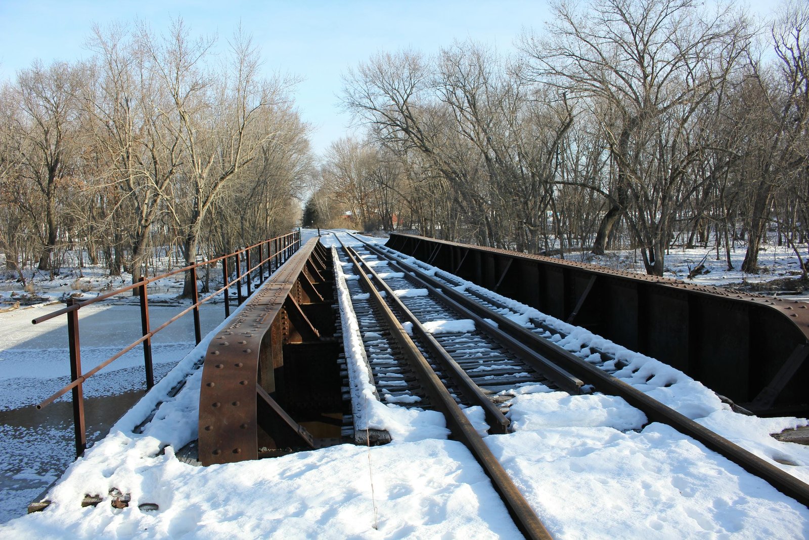 Looking south